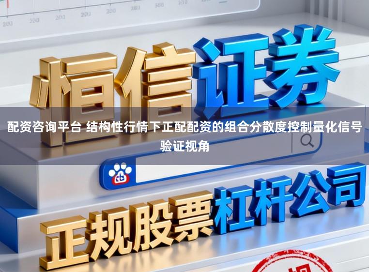 配资咨询平台 结构性行情下正配配资的组合分散度控制量化信号验证视角