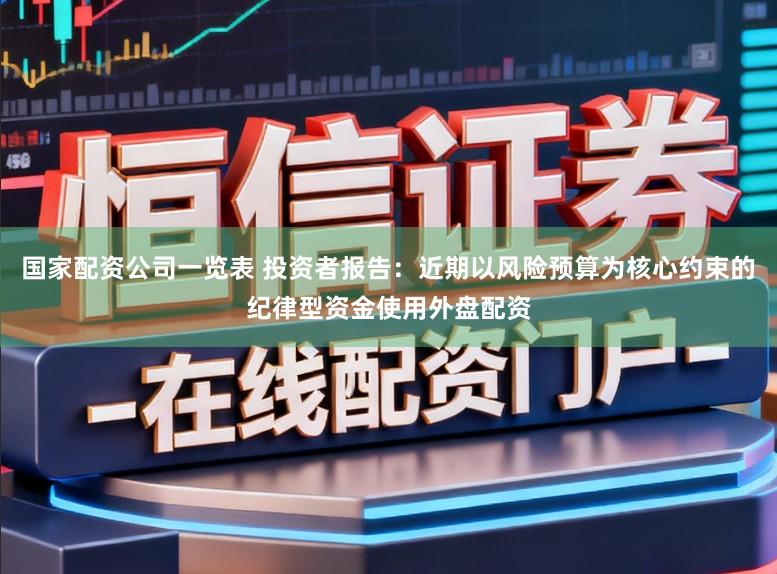国家配资公司一览表 投资者报告:近期以风险预算为核心约束的纪律型资金使用外盘配资
