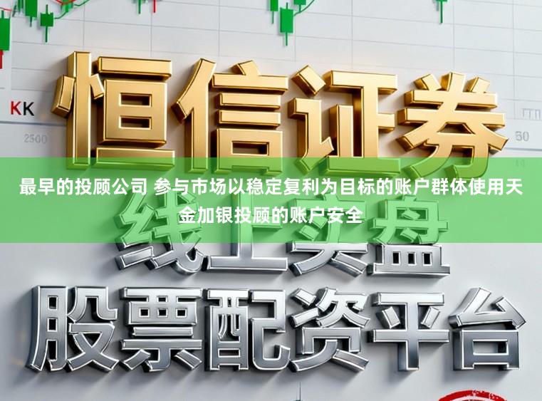 最早的投顾公司 参与市场以稳定复利为目标的账户群体使用天金加银投顾的账户安全