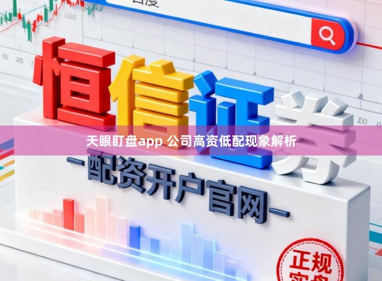 天眼盯盘app 公司高资低配现象解析